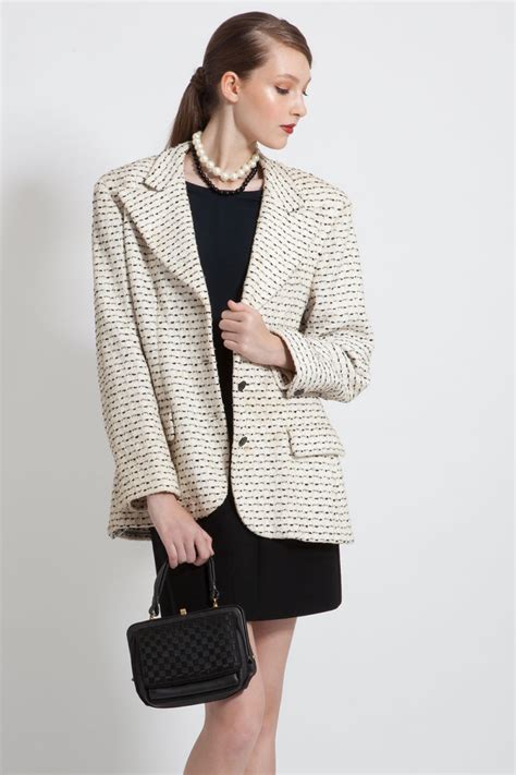 chanel blazer|Chanel vintage blazer.